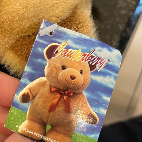 Canterbury Teddy Bear Plush Stuffed Animal 10" Tall with blue shirt. NWT - Picture 9 of 11